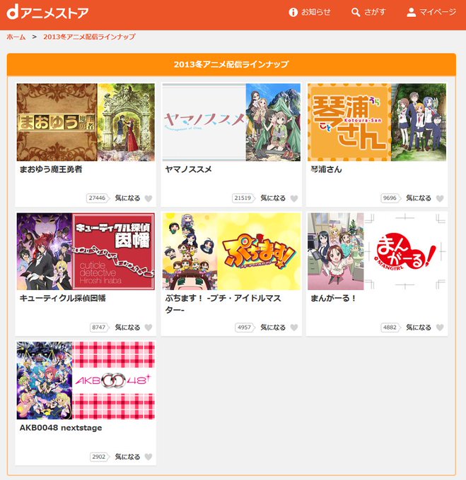 dアニメでちょい前のアニメ眺めてるけど懐かしいなぁ琴浦さんとかかなり重かったわ dアニメでちょい前のアニメ眺めてるけど懐かしいなぁ琴浦さんとかかなり重かったわ