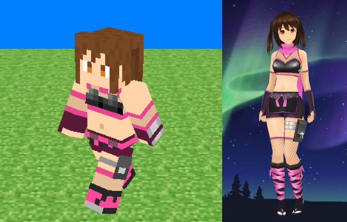 ほた誕ということでMinecraft×スクスト第4弾、ほたる(変身コス)スキンです。全体ではそこそこ満足だけど、何より特 ほた誕ということでMinecraft×スクスト第4弾、ほたる(変身コス)スキンです。全体ではそこそこ満足だけど、何より特