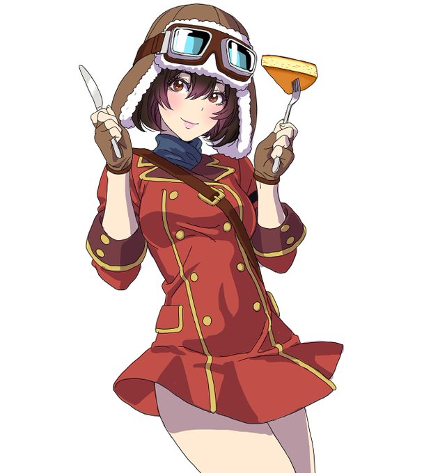「荒野のコトブキ飛行隊」キリエ描きました。 「荒野のコトブキ飛行隊」キリエ描きました。
