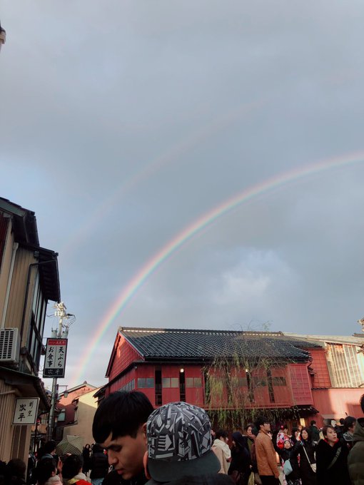 先日見たダブルレインボー🌈とても珍しくて幸福を招くとか。まさに虹色デイズ🌈.+*:゚+。.☆━⊂(^o^∩) 先日見たダブルレインボー🌈とても珍しくて幸福を招くとか。まさに虹色デイズ🌈.+*:゚+。.☆━⊂(^o^∩)