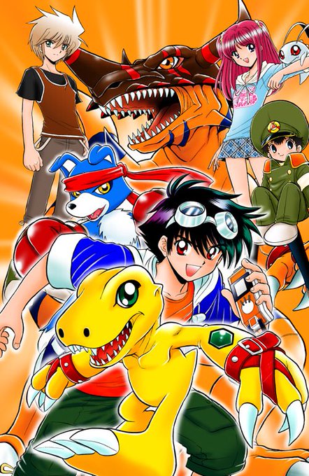 紙は絶版だし電子も出てないなら…てことで、「デジモンネクスト」全4巻の表紙イラスト一挙公開だあ!ところで、コミックス持っ 紙は絶版だし電子も出てないなら…てことで、「デジモンネクスト」全4巻の表紙イラスト一挙公開だあ!ところで、コミックス持っ