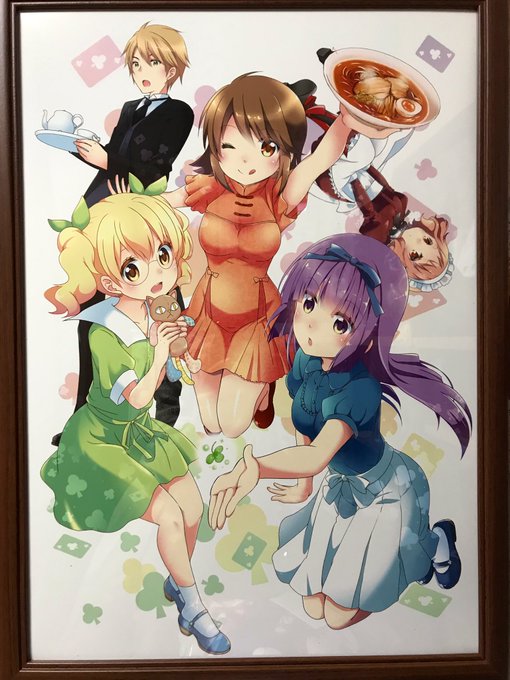 三者三葉の複製原画が届いたぞ!!かわいいから毎日拝みたい☘#三者三葉 三者三葉の複製原画が届いたぞ!!かわいいから毎日拝みたい☘#三者三葉