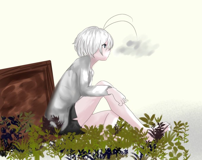 #深夜の真剣お絵描き60分一本勝負お題:リグル キューリさん の「蟲師リグル」より、雰囲気だけでもいいから書いてみようと #深夜の真剣お絵描き60分一本勝負お題:リグル キューリさん の「蟲師リグル」より、雰囲気だけでもいいから書いてみようと