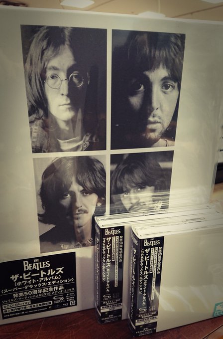 【#TheBeatles】歴史的名盤『ザ・ビートルズ(#ホワイトアルバム)』50周年記念エディション大絶賛発売中!国内盤 【#TheBeatles】歴史的名盤『ザ・ビートルズ(#ホワイトアルバム)』50周年記念エディション大絶賛発売中!国内盤