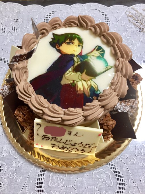今年の誕生日ケーキは、ムヒョのデザインにしました。(「ムヒョとロージーの魔法律相談事務所」より)#ムヒョロジ 今年の誕生日ケーキは、ムヒョのデザインにしました。(「ムヒョとロージーの魔法律相談事務所」より)#ムヒョロジ