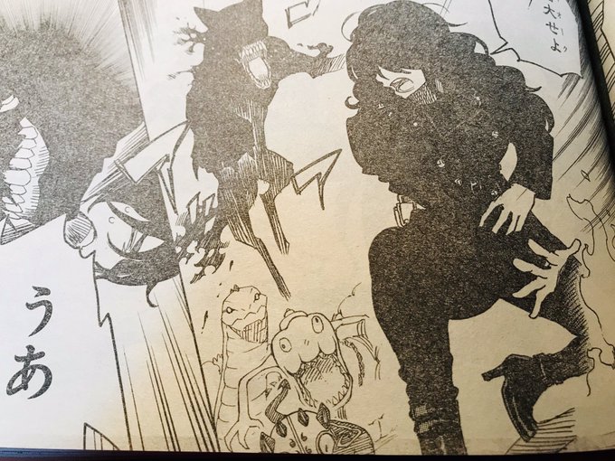 今月号のジャンプSQ青の祓魔師に、はいだしょうこ画伯のスプーの似顔絵にそっくりな悪魔が出てきてる笑 今月号のジャンプSQ青の祓魔師に、はいだしょうこ画伯のスプーの似顔絵にそっくりな悪魔が出てきてる笑