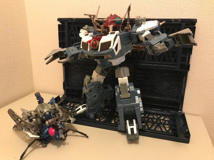 他の方の遊び方を真似てBWメタルスのインフェルノとドライブヘッドのトランスポーターガイアを組み合わせてワルダロス作ってみ 他の方の遊び方を真似てBWメタルスのインフェルノとドライブヘッドのトランスポーターガイアを組み合わせてワルダロス作ってみ