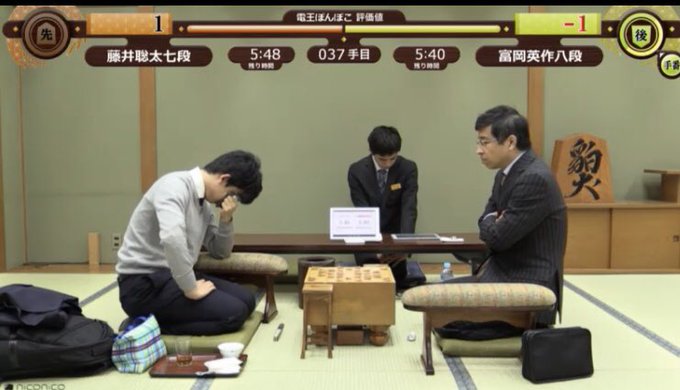 はい、3月のライオン「chapter148」をご覧下さい。まさに職団戦の桐山君と校長先生みたい😅#順位戦 #藤井七段 # はい、3月のライオン「chapter148」をご覧下さい。まさに職団戦の桐山君と校長先生みたい😅#順位戦 #藤井七段 #