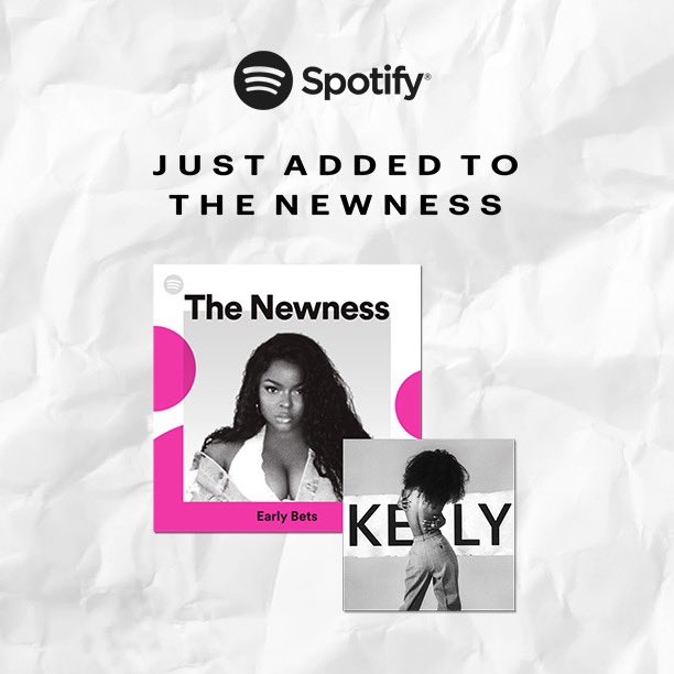 Get into the newness! Thank you @Spotify for adding “Kelly” to the playlist: https://t.co/qlEfGULhBY #GoKellyGo https://t.co/SEMIUbEg8u