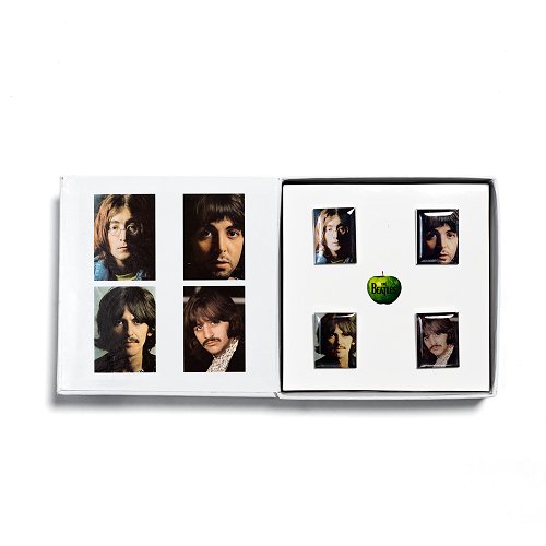 【ザ・ビートルズ】『White Album Pins Set』発売中!『ホワイト・アルバム』50周年記念ピン・バッジ・ボ 【ザ・ビートルズ】『White Album Pins Set』発売中!『ホワイト・アルバム』50周年記念ピン・バッジ・ボ