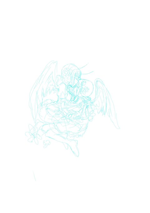 魔法少女育成計画のラピュスノ新作。下絵オレンジまで描いた。あと、下絵まで載せてたカードキャプターさくらのペン入れまで済み 魔法少女育成計画のラピュスノ新作。下絵オレンジまで描いた。あと、下絵まで載せてたカードキャプターさくらのペン入れまで済み