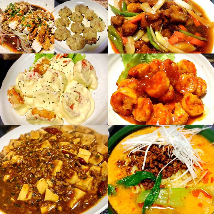 room mate新年会!!よだれ鶏、焼き小龍包、酢豚、エビマヨ、エビチリ、麻婆豆腐、締めの坦々麺。計7品頑張った💪ドー room mate新年会!!よだれ鶏、焼き小龍包、酢豚、エビマヨ、エビチリ、麻婆豆腐、締めの坦々麺。計7品頑張った💪ドー