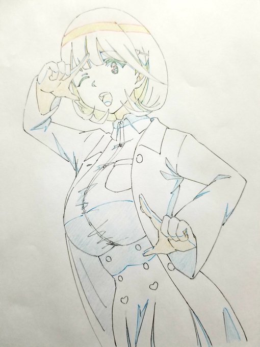 オカルティックナインのりょーたすこと成沢稜歌です。胸はもっと大きいかも…#occultic_nine#絵描きさんとつなが オカルティックナインのりょーたすこと成沢稜歌です。胸はもっと大きいかも…#occultic_nine#絵描きさんとつなが