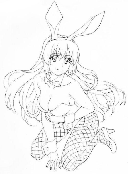バニーガールコスのリィズ ! はらしゅうが描く #シュヴァケン #agesoft #マブラヴ #リィズ・ホーエンシ バニーガールコスのリィズ ! はらしゅうが描く #シュヴァケン #agesoft #マブラヴ #リィズ・ホーエンシ