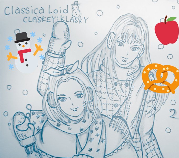 実家から年賀状が届いてました☃️母がクラクラちゃん描いてくれてました💕上手~✨クラシカロイド第2シリーズNHK Eテレさ 実家から年賀状が届いてました☃️母がクラクラちゃん描いてくれてました💕上手~✨クラシカロイド第2シリーズNHK Eテレさ