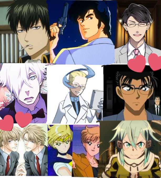 #好きなキャラ9人晒すと好みがわかる土方十四郎(銀魂)冴羽獠(シティーハンター)間宮春一(ダウト)デキム(デスパレード) #好きなキャラ9人晒すと好みがわかる土方十四郎(銀魂)冴羽獠(シティーハンター)間宮春一(ダウト)デキム(デスパレード)