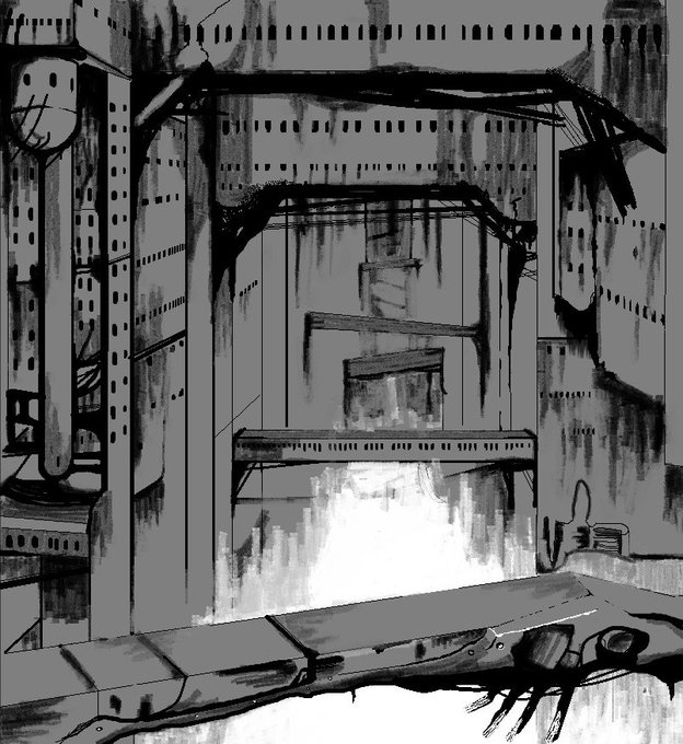 Windowsのペイントだけで描いてみた#BLAME Windowsのペイントだけで描いてみた#BLAME