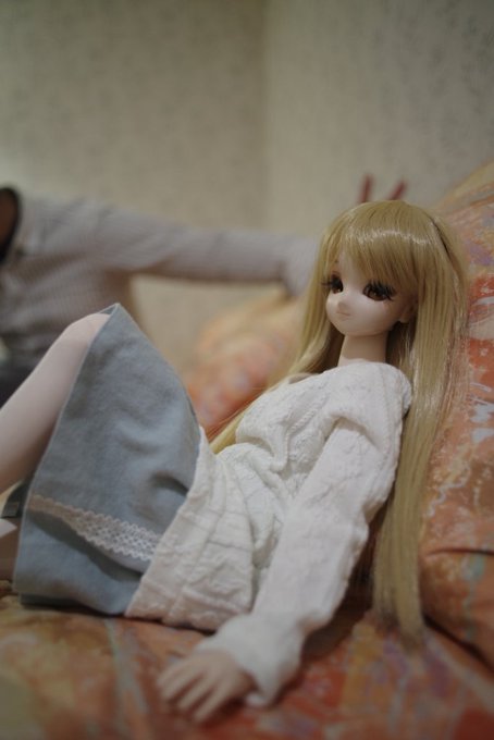 つのつのにーほんあおおにさん♪#オビツ50ヘッド協同組合 つのつのにーほんあおおにさん♪#オビツ50ヘッド協同組合
