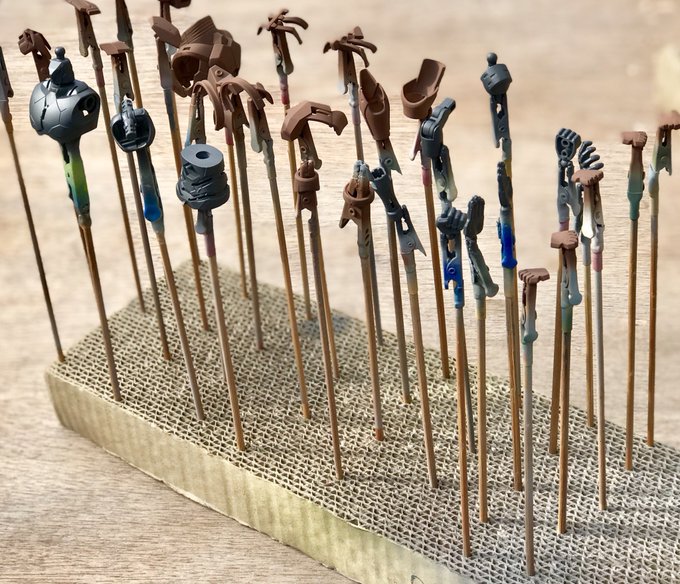 アクティブレイド進捗。茶色は下地。また汚しま〜す アクティブレイド進捗。茶色は下地。また汚しま〜す