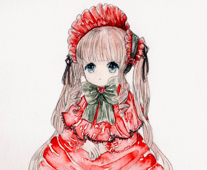 とんでもなく久しぶりに真紅🌹今絵を描いてるのは、小一の夏休みに出会ったローゼンメイデンのおかげ~! とんでもなく久しぶりに真紅🌹今絵を描いてるのは、小一の夏休みに出会ったローゼンメイデンのおかげ~!