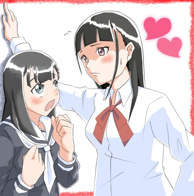 #宇宙よりも遠い場所#よりもい より報瀬ちゃん × 結月ちゃん描きました!「壁ドン」が気になったので、おためしで報瀬にや #宇宙よりも遠い場所#よりもい より報瀬ちゃん × 結月ちゃん描きました!「壁ドン」が気になったので、おためしで報瀬にや