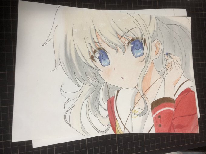 #シャーロット #Charlotte#模写 #色鉛筆 #絵描きさんとつながりたい #友利奈緒 完成!色鉛筆使い慣れてきた #シャーロット #Charlotte#模写 #色鉛筆 #絵描きさんとつながりたい #友利奈緒 完成!色鉛筆使い慣れてきた