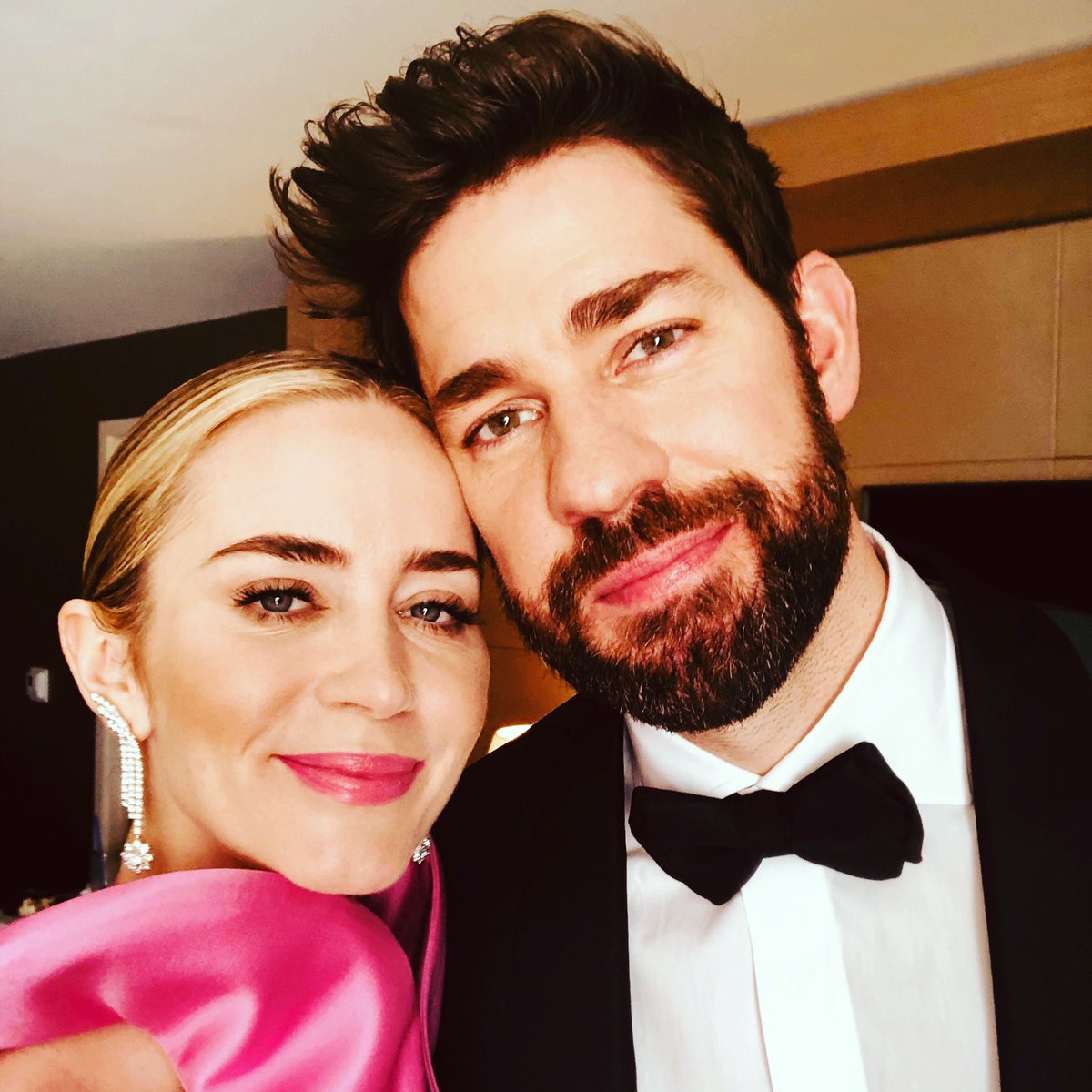 RT @johnkrasinski: Honored to be on the arm of this double nominee tonight! #SAGawards https://t.co/cmMAMDFVpg