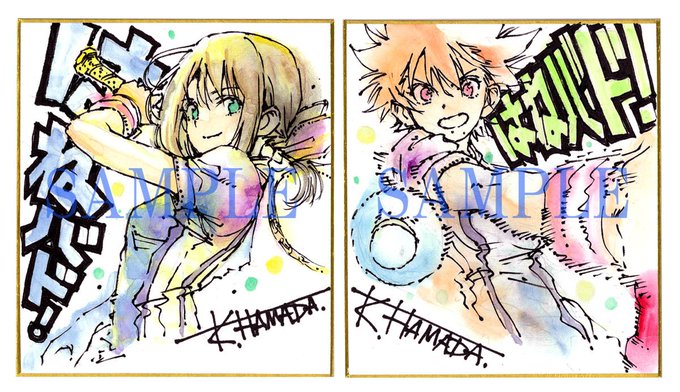 【はねバド!】「原作者・濱田浩輔先生 描き下ろしミニ色紙 原画(綾乃&なぎさ)セット」を抽選で1名様にプレゼント 【はねバド!】「原作者・濱田浩輔先生 描き下ろしミニ色紙 原画(綾乃&なぎさ)セット」を抽選で1名様にプレゼント