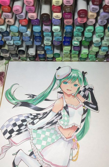 今日はここまで!(*'▽'*)レーシングミク2019さんグッスマークは明日入れよう☺︎ 今日はここまで!(*'▽'*)レーシングミク2019さんグッスマークは明日入れよう☺︎