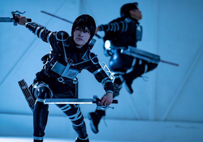 ※コスプレ/進撃の巨人リヴァイ・C( )さんミカサ・クロナPhoto・パパ( )さん#パパコス撮 ※コスプレ/進撃の巨人リヴァイ・C( )さんミカサ・クロナPhoto・パパ( )さん#パパコス撮