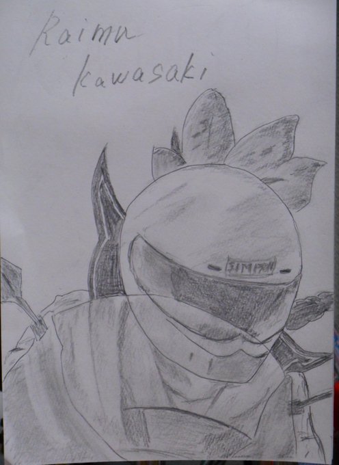 ばくおん来夢先輩をえんぴつで描いてみた ばくおん来夢先輩をえんぴつで描いてみた