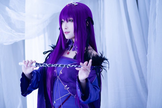 コスプレFate/Grand Order神々の花嫁//影の城の主スカサハ=スカディ:hakuPhoto:紫 @_okom コスプレFate/Grand Order神々の花嫁//影の城の主スカサハ=スカディ:hakuPhoto:紫 @_okom