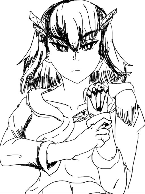 ショート皐月様#キルラキル#絵描きさんと仲良くなりたい ショート皐月様#キルラキル#絵描きさんと仲良くなりたい