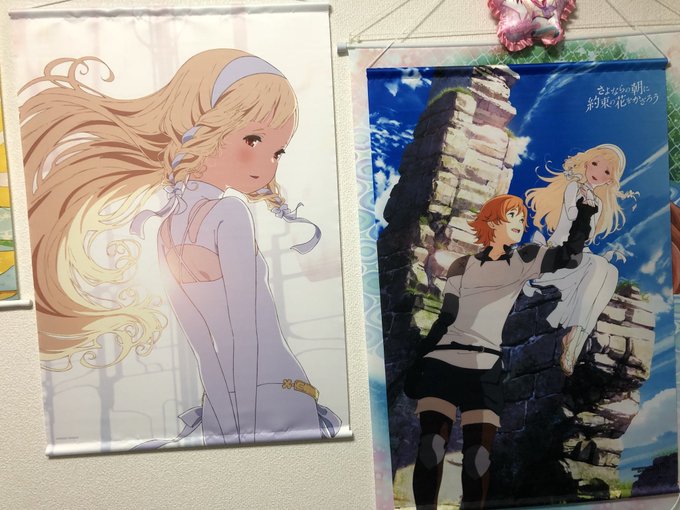 BD特典のタペストリーと並べた…今回のはマキアちゃんソロだしでかいからやばみ……(;//́Д/̀/)ハァハァ#さよ朝#さ BD特典のタペストリーと並べた…今回のはマキアちゃんソロだしでかいからやばみ……(;//́Д/̀/)ハァハァ#さよ朝#さ