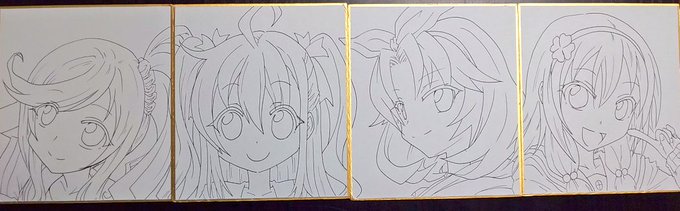 はいふりミニ色紙機関科出来たので晴風クラス31人分のペン入れ終わったヾ(*・ω・)ノ はいふりミニ色紙機関科出来たので晴風クラス31人分のペン入れ終わったヾ(*・ω・)ノ