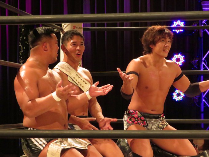 今日のALLOUT可愛すぎだから見て欲しい😍2019.01.17新百合ヶ丘大会#ddtpro#KOD6人タッグベルト#竹 今日のALLOUT可愛すぎだから見て欲しい😍2019.01.17新百合ヶ丘大会#ddtpro#KOD6人タッグベルト#竹