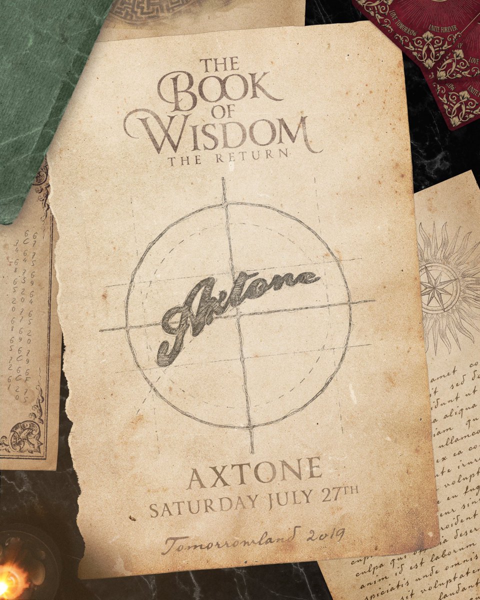 .@axtone and I are always so excited to bring this to Tomorrowland. See you there summer 2019 