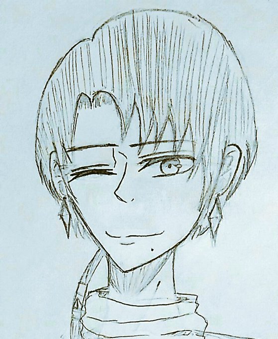 最近清光くん描くのハマってる😂(しかも顔面だけな上にピアスあやふや) 最近清光くん描くのハマってる😂(しかも顔面だけな上にピアスあやふや)