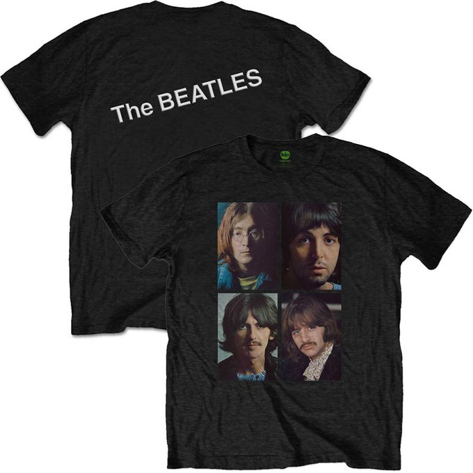 #BEATLES #ビートルズ White Album Faces バックプリントあり #ビートルズTシャツ メンズ素材 #BEATLES #ビートルズ White Album Faces バックプリントあり #ビートルズTシャツ メンズ素材