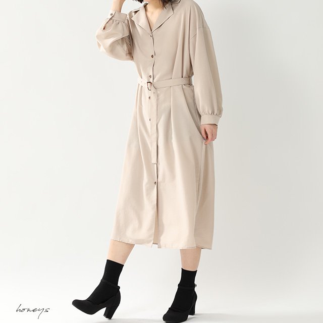 ワンピースでも羽織りでも◎開襟ワンピース #ハニーズ #Honeys #かわいい #ワンピース #ワンピ #プチプラコ ワンピースでも羽織りでも◎開襟ワンピース #ハニーズ #Honeys #かわいい #ワンピース #ワンピ #プチプラコ