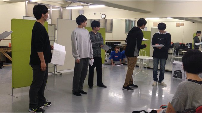 ガラスの仮面・愛のメソッド稽古に励む面々。本日21:30、配役公開予定です!#愛メソ2019#男愛メソ ガラスの仮面・愛のメソッド稽古に励む面々。本日21:30、配役公開予定です!#愛メソ2019#男愛メソ