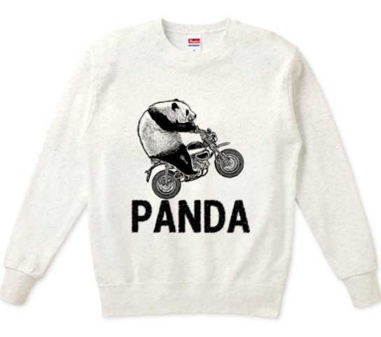 #Tシャツ「いそふらぼん」ですパンダもバイクに乗ればウィリーくらいします。いつのサーカスだよ!⇒パンダライダー#パンダ #Tシャツ「いそふらぼん」ですパンダもバイクに乗ればウィリーくらいします。いつのサーカスだよ!⇒パンダライダー#パンダ