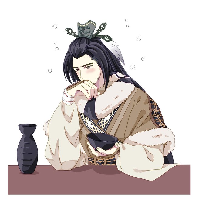 【絵】飲みすぎた#ThunderboltFantasy #サンファン #殤不患 【絵】飲みすぎた#ThunderboltFantasy #サンファン #殤不患