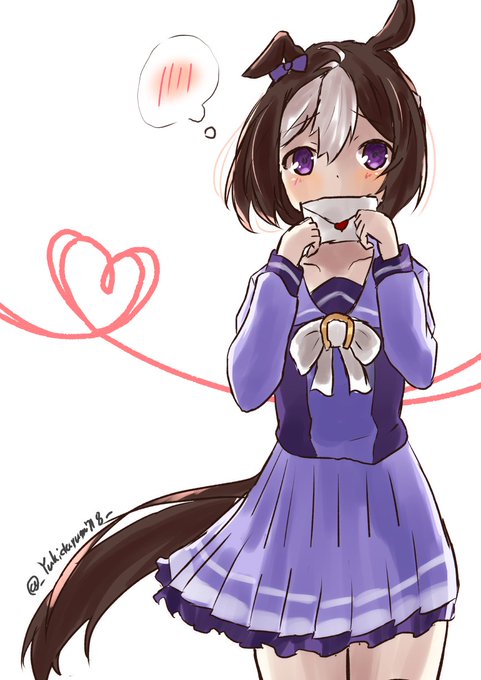 古風ですが恋文を渡すスぺ。相手はご想像にお任せします。。。#ウマ娘版深夜のお絵描き60分一本勝負 #ウマ娘版深夜のお絵描 古風ですが恋文を渡すスぺ。相手はご想像にお任せします。。。#ウマ娘版深夜のお絵描き60分一本勝負 #ウマ娘版深夜のお絵描