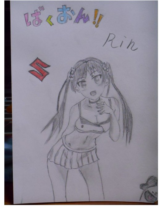 #ばくおん#鈴乃木凜#来夢先輩妄想いっぱいでりんちゃんをえんぴつで描いてみた😍ひょっこり来夢はん付きw #ばくおん#鈴乃木凜#来夢先輩妄想いっぱいでりんちゃんをえんぴつで描いてみた😍ひょっこり来夢はん付きw