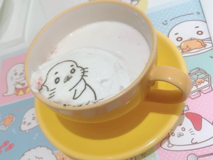 ゴマちゃん、キュ〜引…#ゴマちゃん #ぐでたまカフェ #少年アシベ #ぐでたま ゴマちゃん、キュ〜引…#ゴマちゃん #ぐでたまカフェ #少年アシベ #ぐでたま