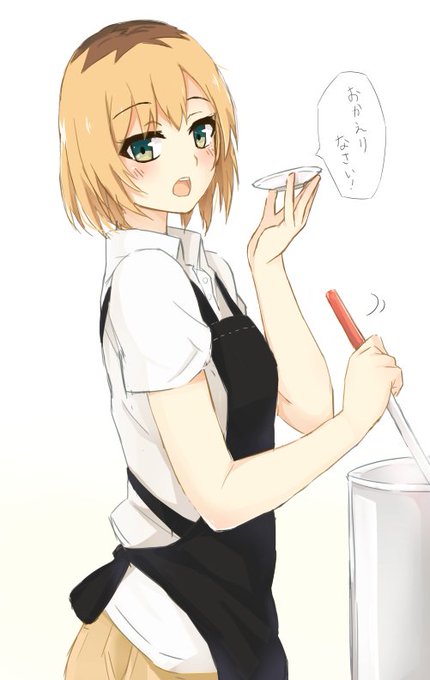 家に帰ったら料理作ってくれてる宮森を描きました#musani #SHIROBAKO 家に帰ったら料理作ってくれてる宮森を描きました#musani #SHIROBAKO