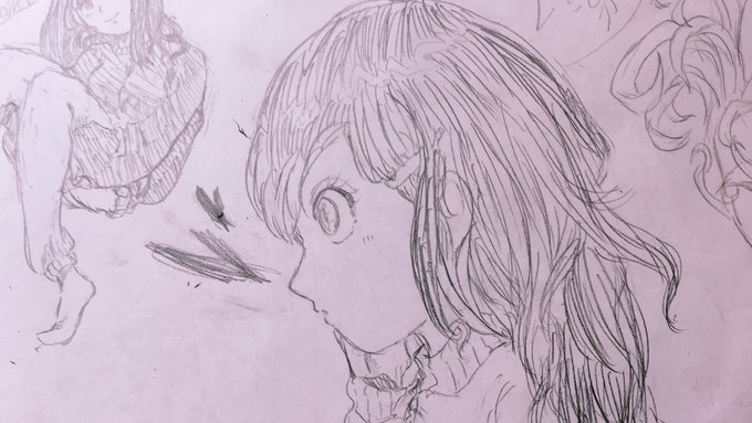 ツボミちゃんの横顔画像横にしたらなんか上手く見えるよ(偏見)#モブサイコ100#落書き#落書きさんと繋がりたい ツボミちゃんの横顔画像横にしたらなんか上手く見えるよ(偏見)#モブサイコ100#落書き#落書きさんと繋がりたい