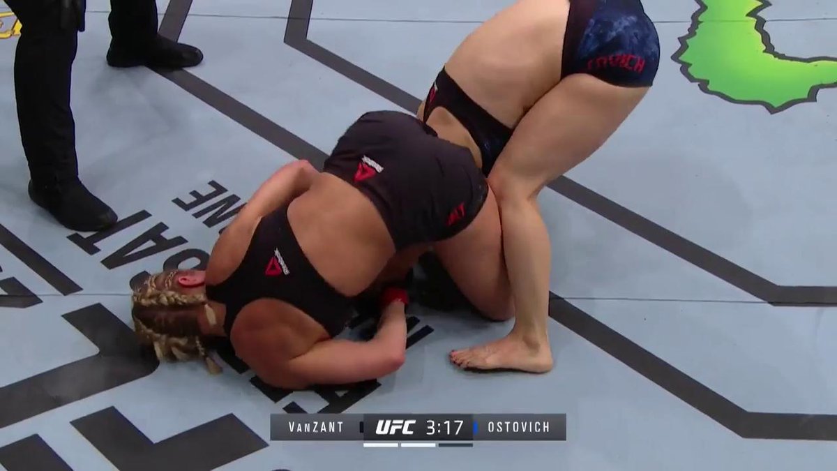 RT @ufc: That's it!

@PaigeVanzant gets the tap in round 2! 

What year long layoff?! #UFCBrooklyn https://t.co/Wx93F4u4Uf