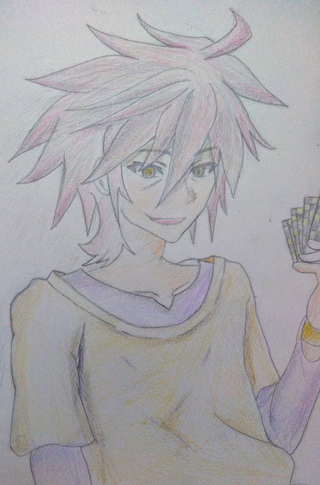 ノーゲームノーライフの空描きましたー!初めての男性キャラです! ノーゲームノーライフの空描きましたー!初めての男性キャラです!